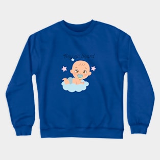 Boy on board Crewneck Sweatshirt